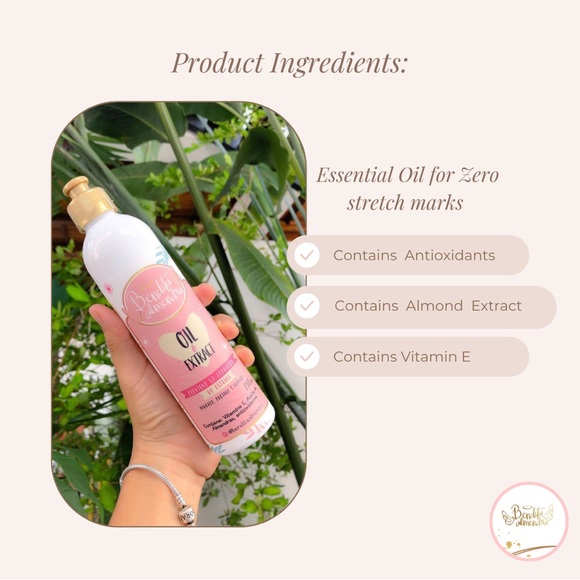 Magic Almond Oil. 250 ml almond-based oil removes and prevents stretch marks. - Picture 2 of 3